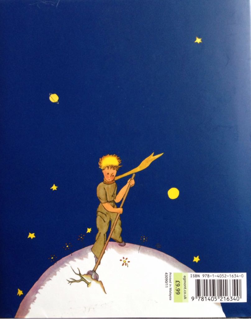 The Little Prince - Antoine De Saint-Exupery (Egmont - Hardcover) book collectible [Barcode 9781405216340] - Main Image 2