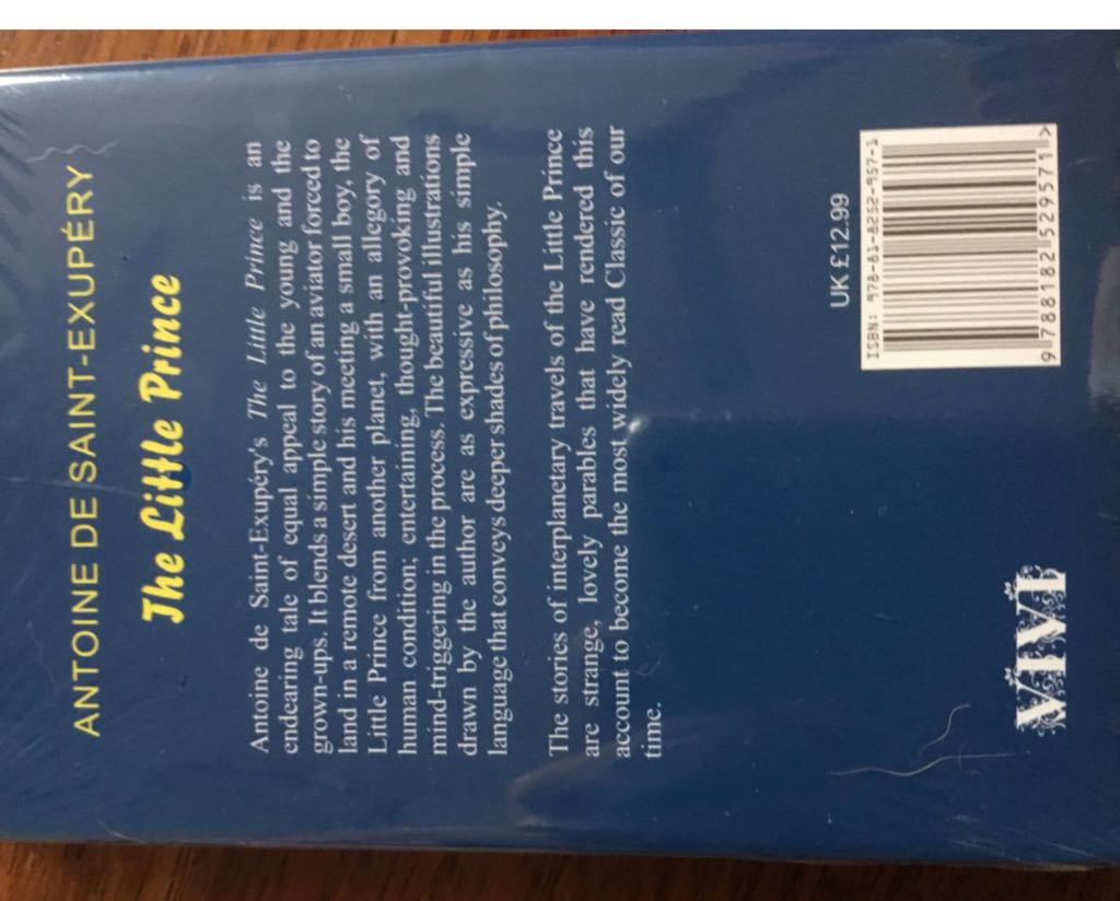 The Little Prince - Antoine de Saint-Exupéry (VIVI Books - Hardcover) book collectible [Barcode 9788182529571] - Main Image 2