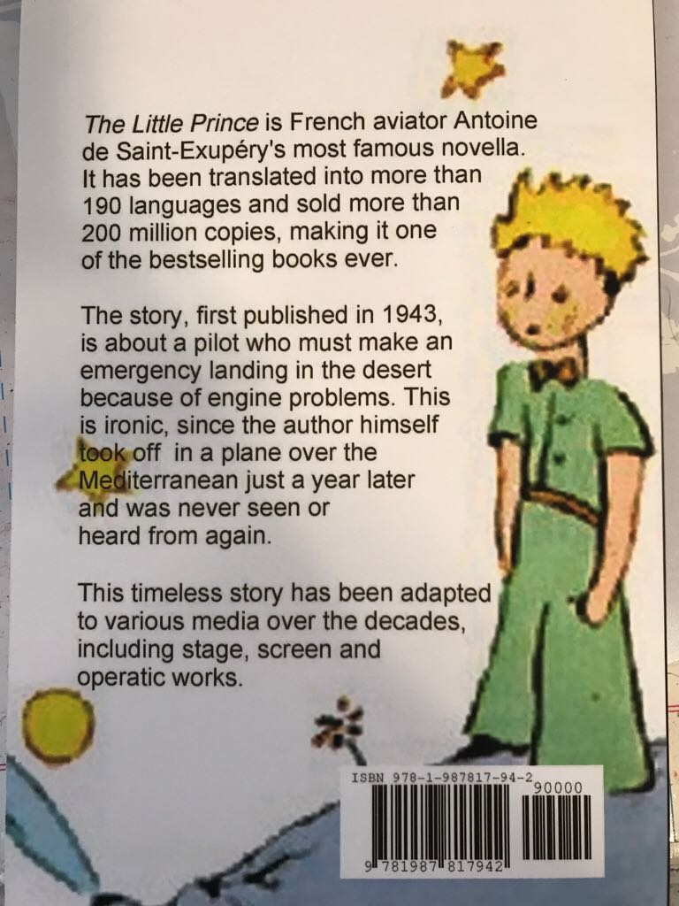 The Little Prince - Antoine de Saint-Exupéry book collectible - Main Image 2