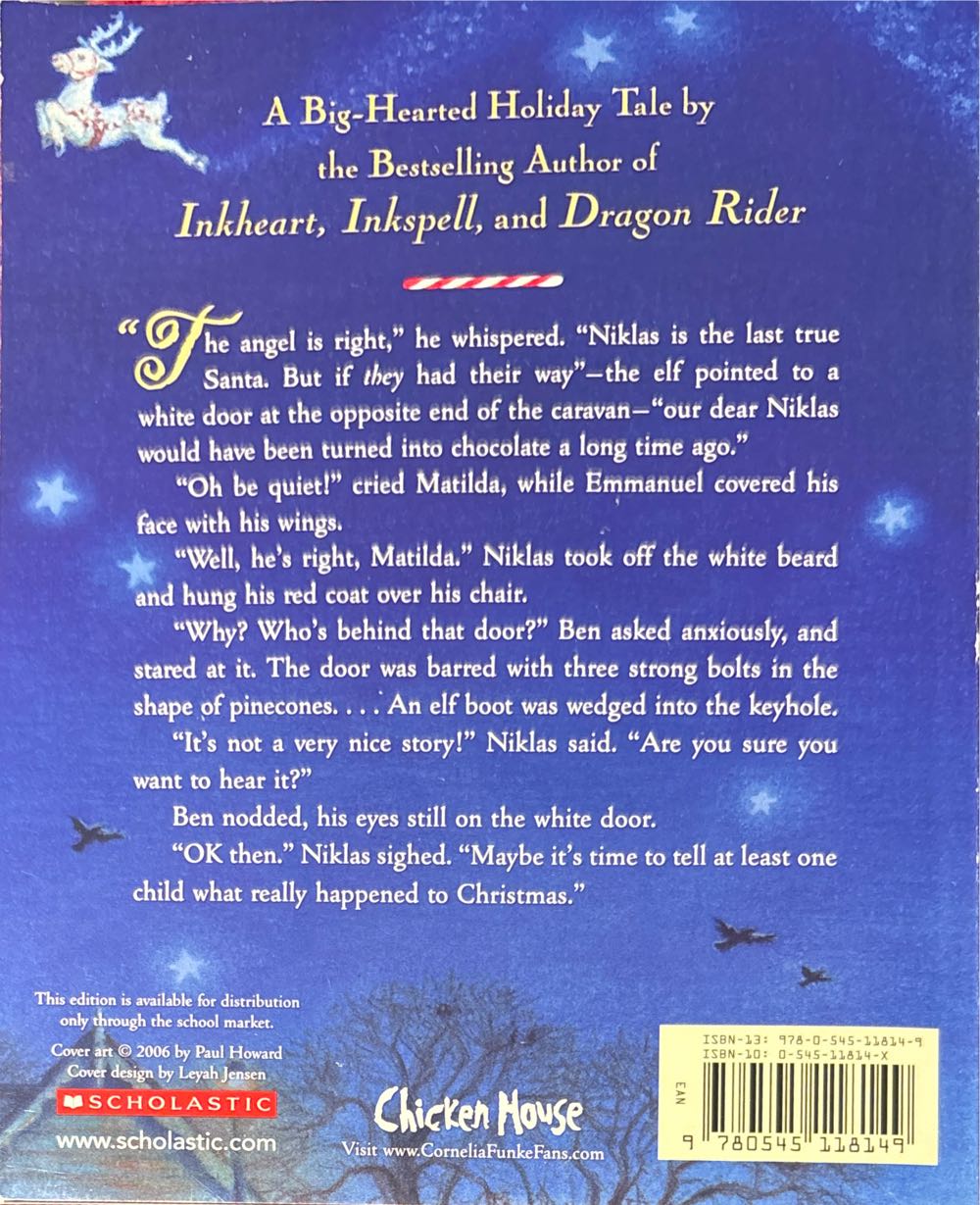 C: When Santa Fell To Earth - Cornelia Funke (Scholastic Inc. - Paperback) book collectible [Barcode 9780545118149] - Main Image 2