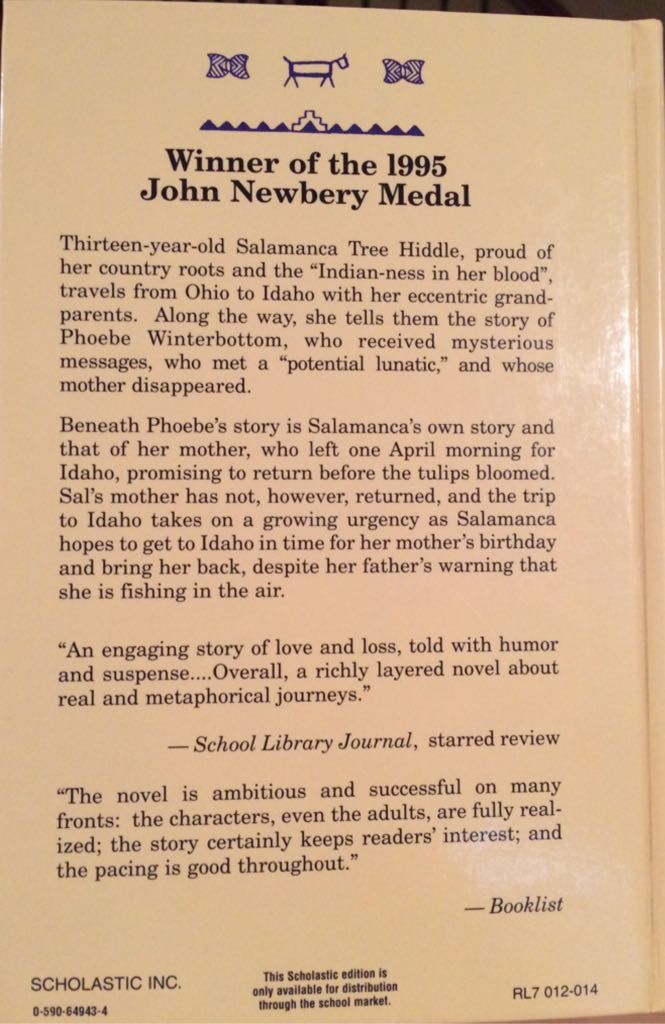 Walk Two Moons - Sharon Creech (- Hardcover) book collectible [Barcode 9780590649438] - Main Image 2