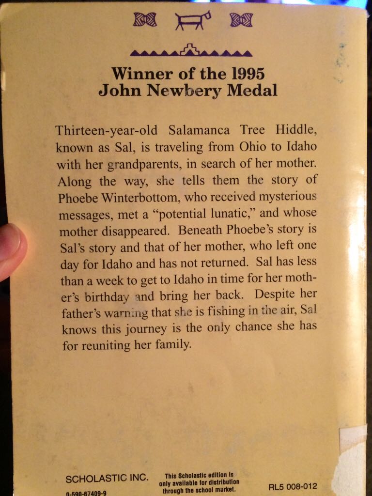 Walk Two Moons - Sharon Creech book collectible - Main Image 2