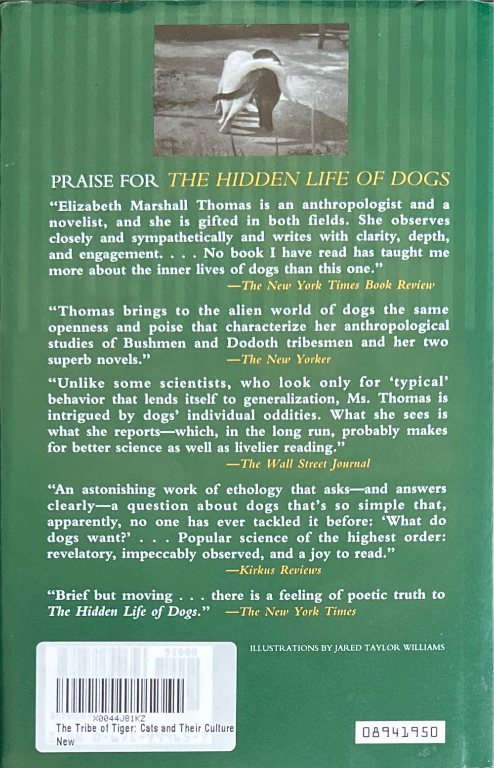 The Tribe of Tiger - Elizabeth Marshall Thomas (Simon & Schuster  - Hardcover) book collectible [Barcode 9780671799656] - Main Image 2