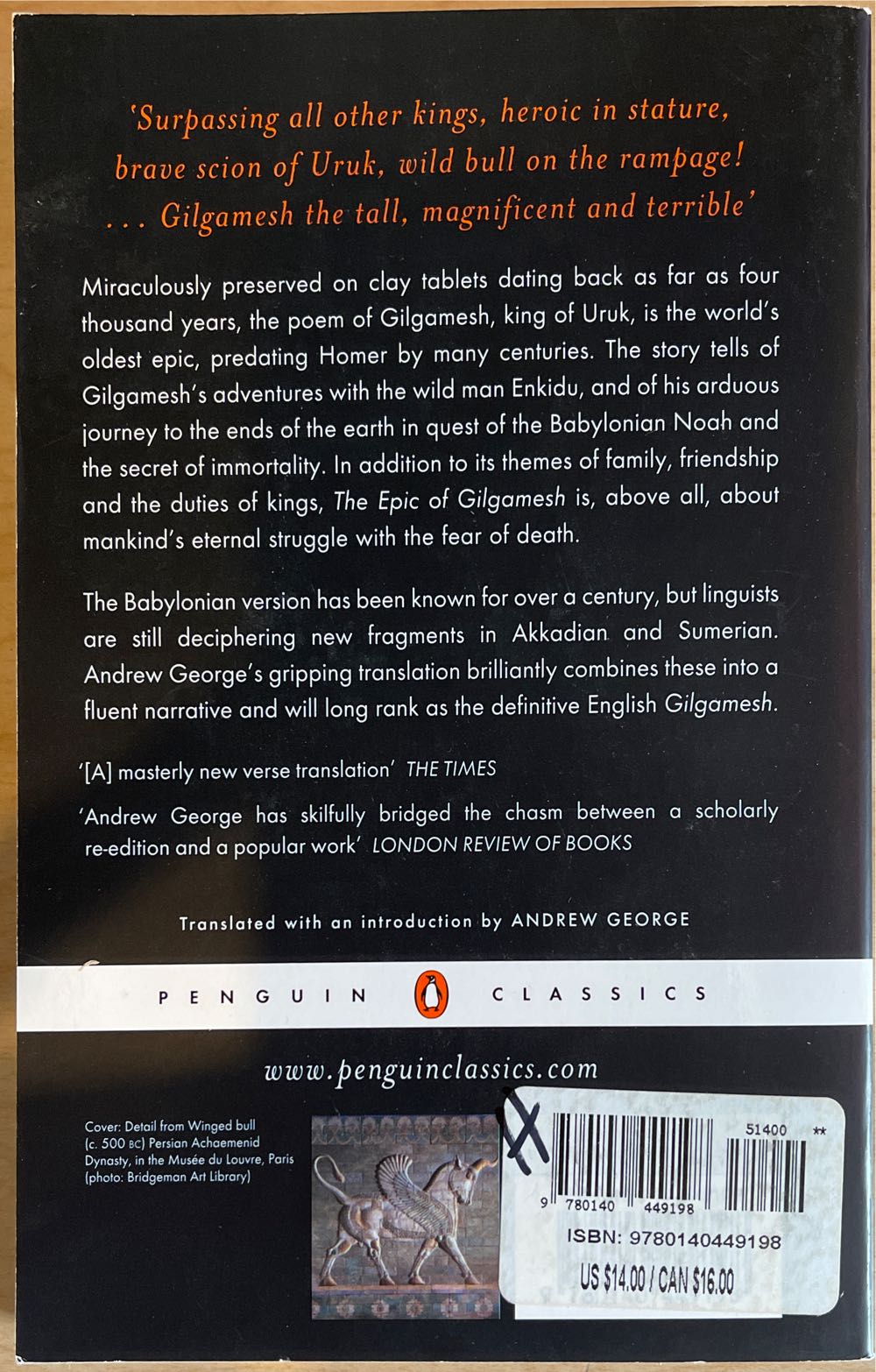 The Fly of Olympos - Andrew George (Penguin Classics - Paperback) book collectible [Barcode 9780140449198] - Main Image 2