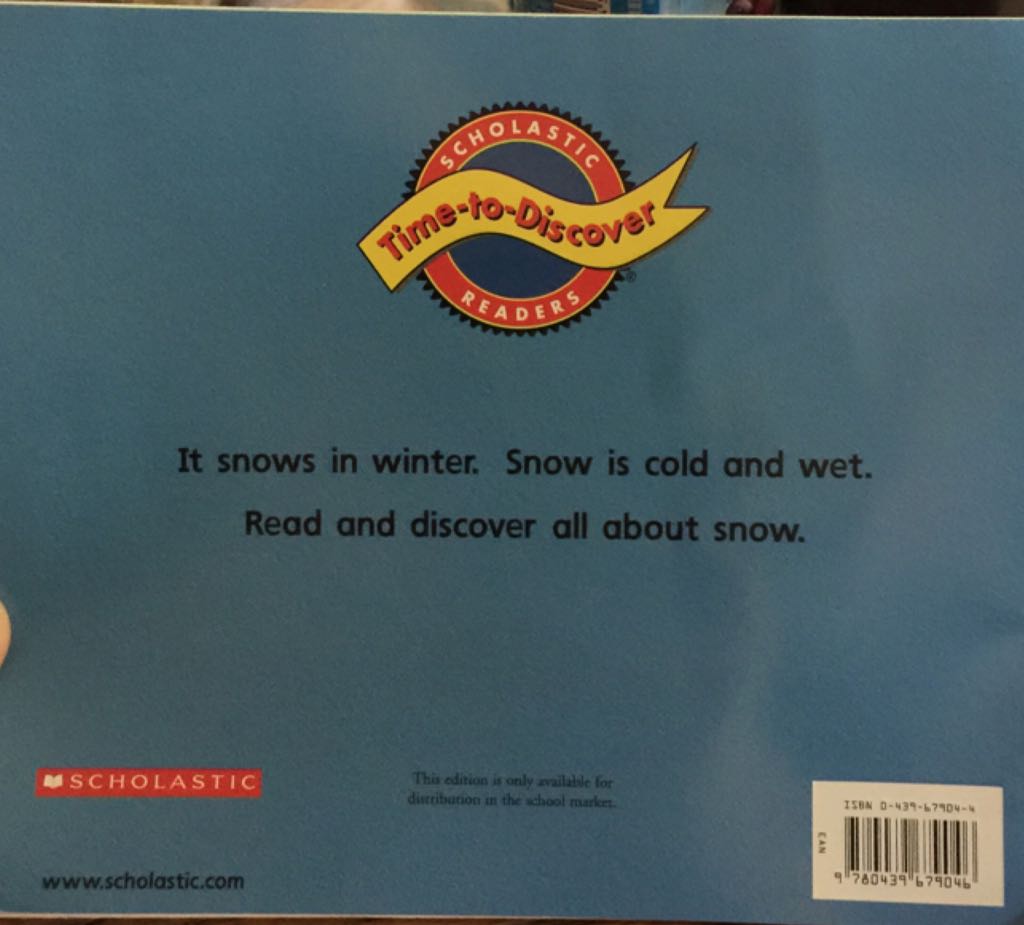 Snow - Marion Dane Bauer (Paperback) book collectible [Barcode 9780439679046] - Main Image 2