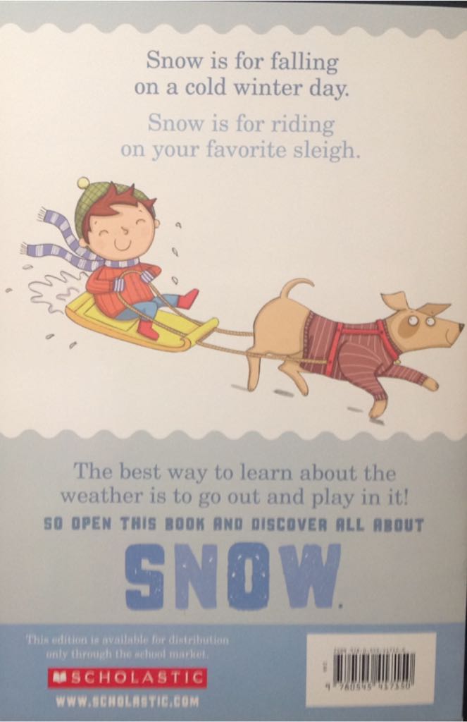 Snow - Christopher Hernandez (Scholastic, Inc. - Paperback) book collectible [Barcode 9780545417150] - Main Image 2