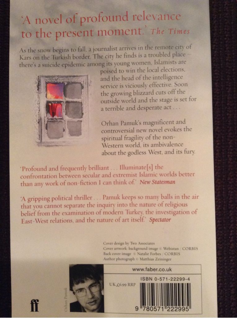 Snow - Orhan Pamuk (Faber and Faber - Paperback) book collectible [Barcode 9780571222995] - Main Image 2