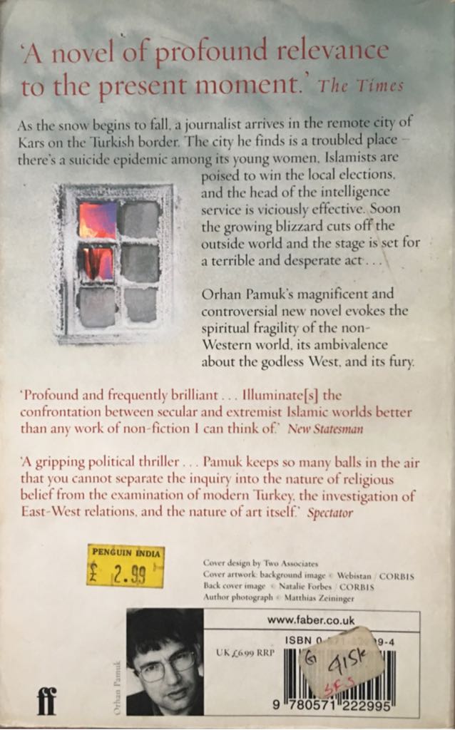 Snow - Dane Bauer (Faber and Faber - Paperback) book collectible - Main Image 2