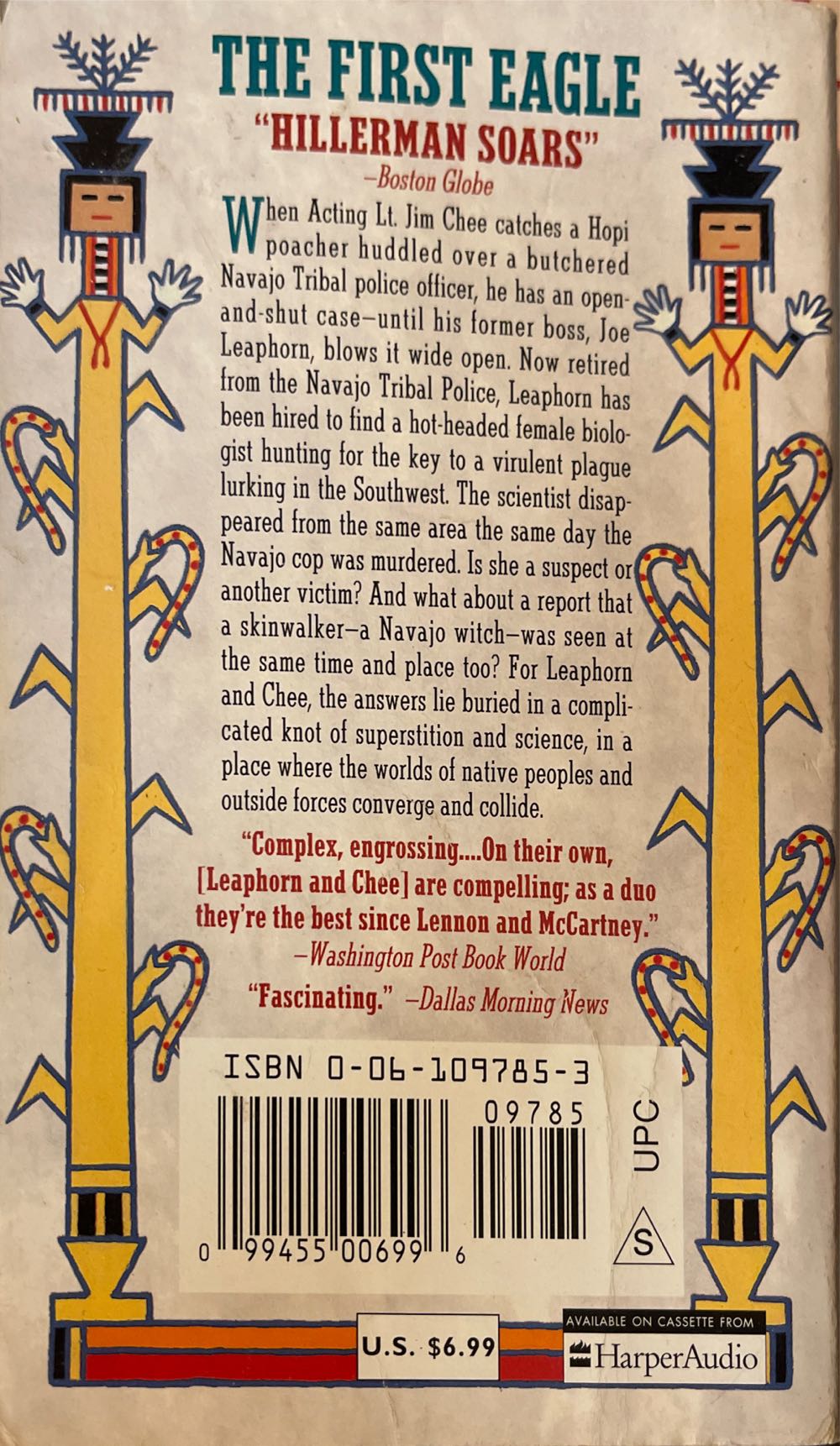 The First Eagle - Tony Hillerman (HarperTorch - Paperback) book collectible [Barcode 9780061097850] - Main Image 2