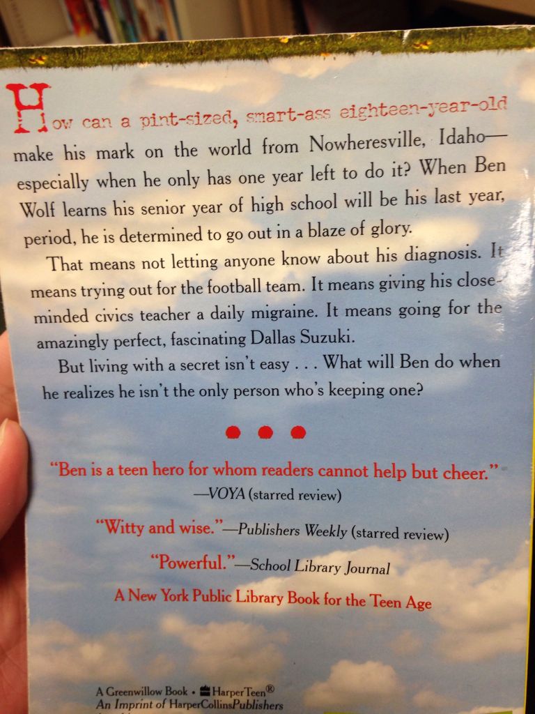 Deadline - Chris Crutcher (Harper Teen - Paperback) book collectible [Barcode 9780060850913] - Main Image 2