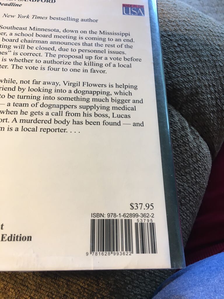 Deadline  book collectible [Barcode 9781628993622] - Main Image 2