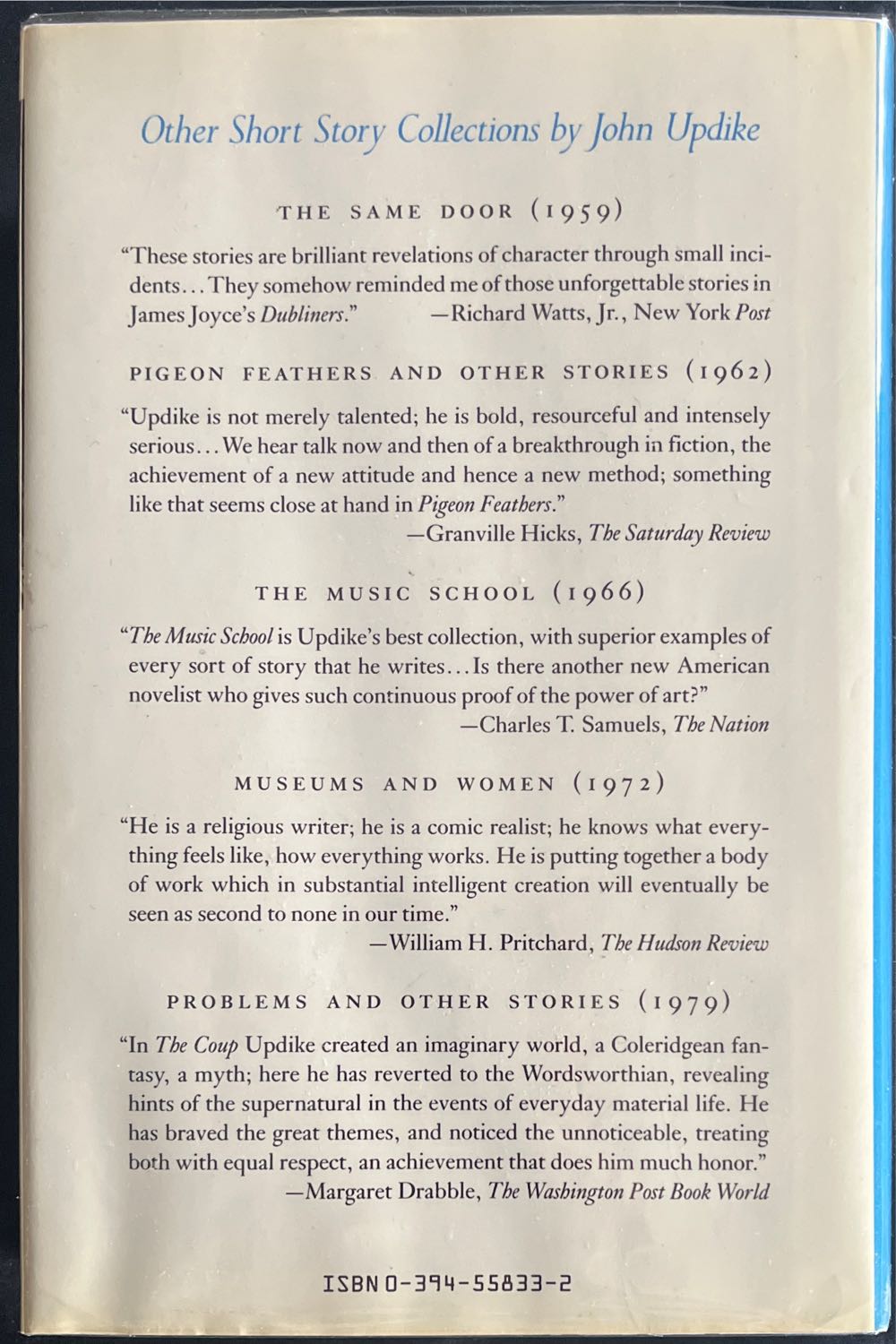 Trust Me - John Updike (Alfred A. Knopf - Hardcover) book collectible - Main Image 2