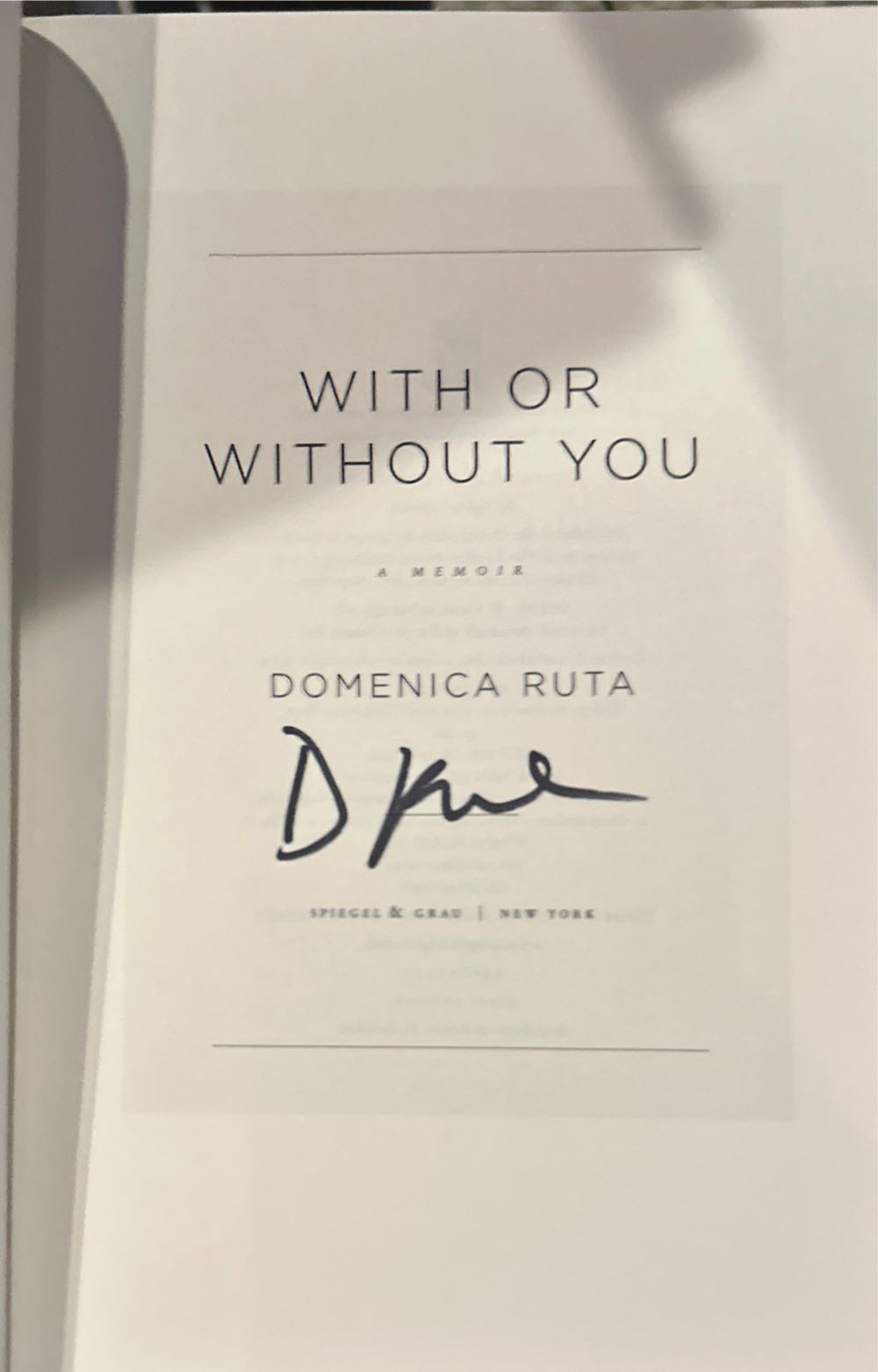 With Or Without You - Brian Farrey (Random House LLC - Hardcover) book collectible [Barcode 9780812993240] - Main Image 2