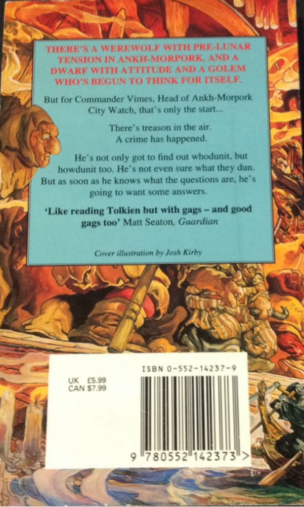 Feet of Clay (Discworld, #19) - Terry (Corgi - Paperback) book collectible [Barcode 9780552142373] - Main Image 2