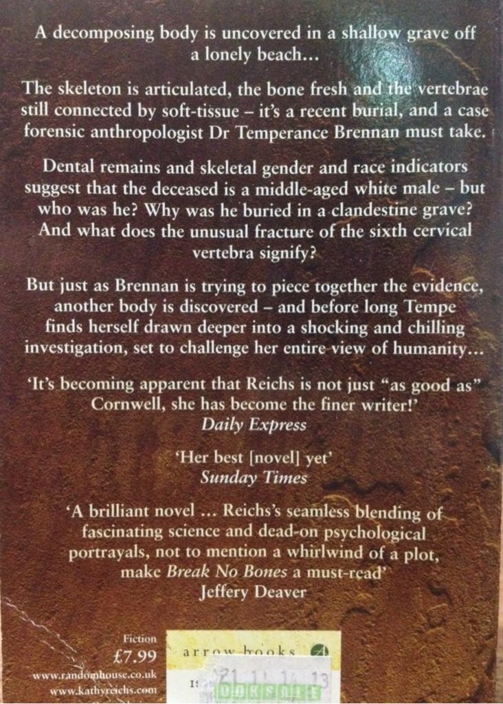 Break No Bones  (Arrow Books - Paperback) book collectible - Main Image 2