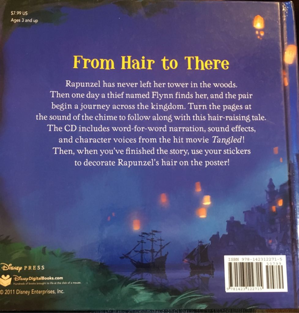 Tangled  (Hardcover) book collectible [Barcode 9781423122715] - Main Image 2