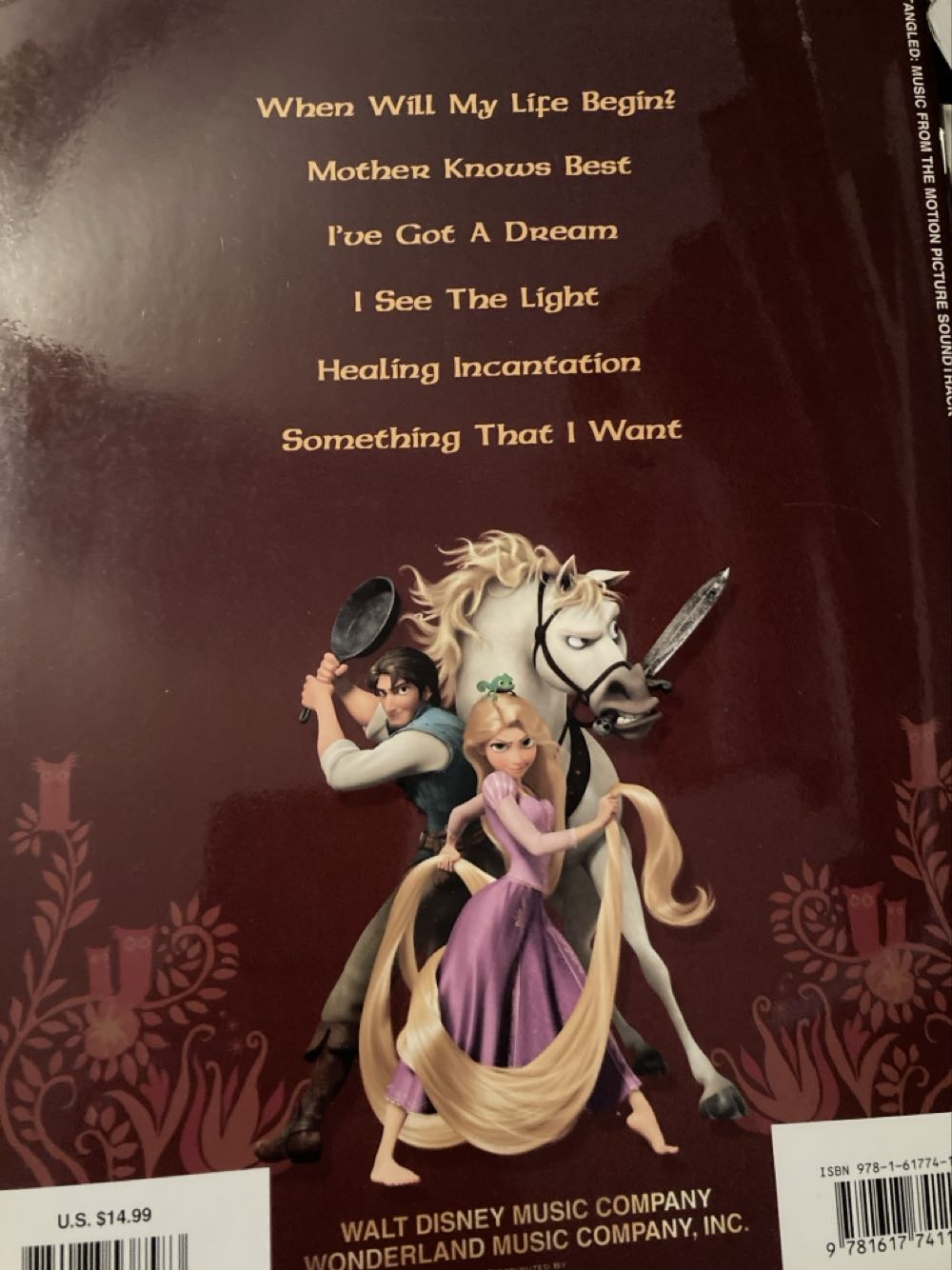 Movie - Tangled - Various (Hal Leonard Publishing Corporation - Paperback) book collectible [Barcode 9781617741111] - Main Image 2