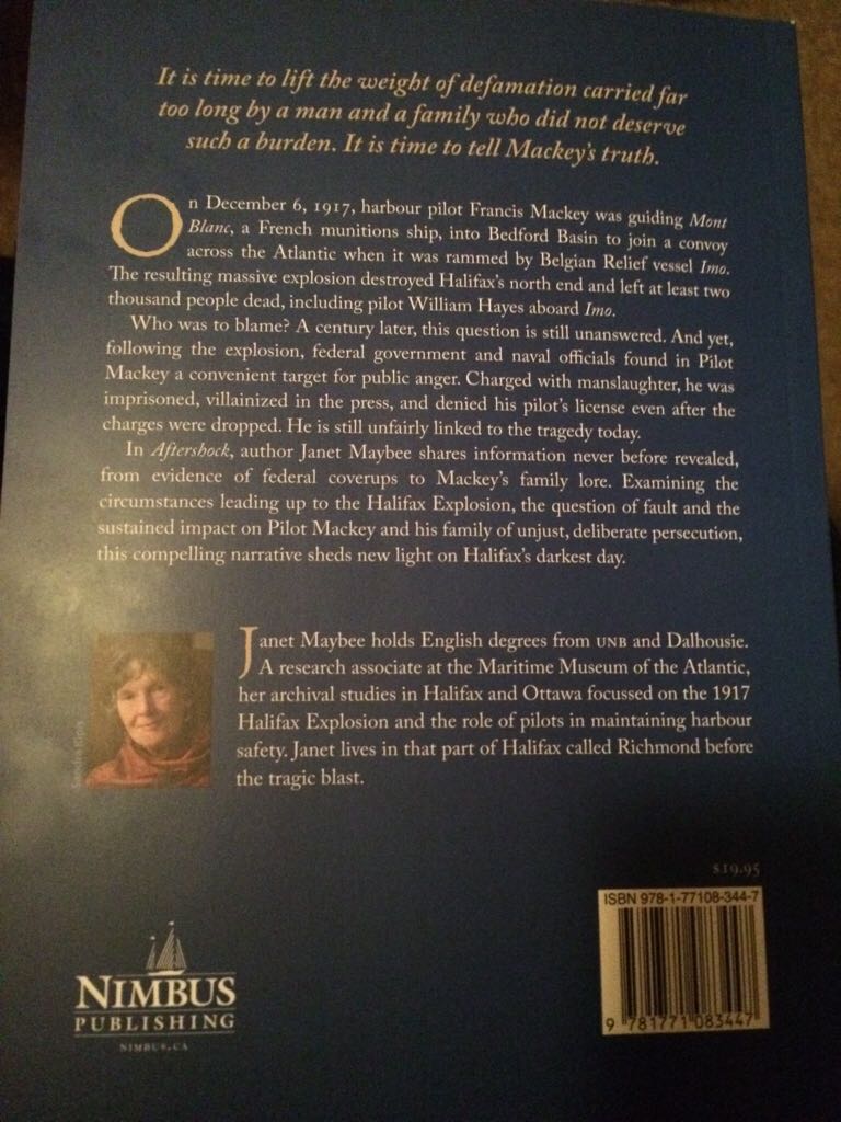 Aftershock  (Nimbus Publishing (CN) - Paperback) book collectible [Barcode 9781771083447] - Main Image 2