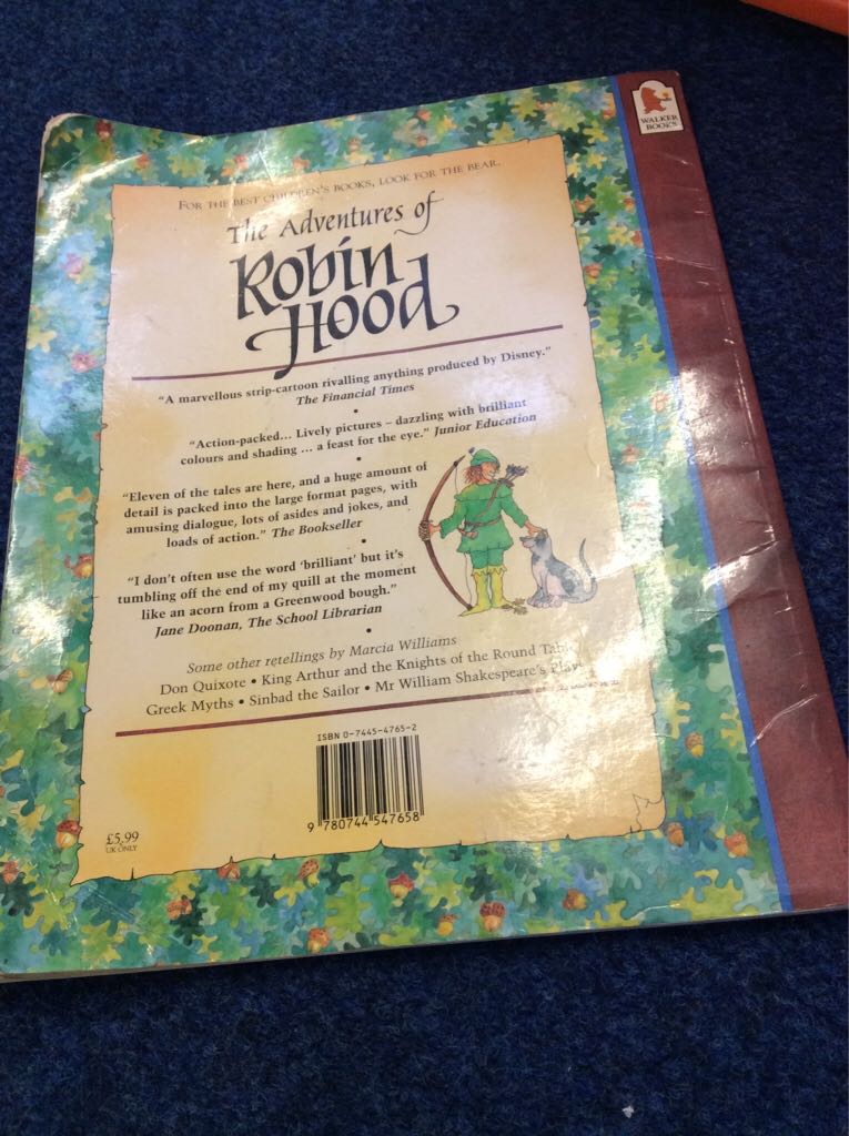 The Adventures Of Robin Hood  book collectible [Barcode 9780744547658] - Main Image 2