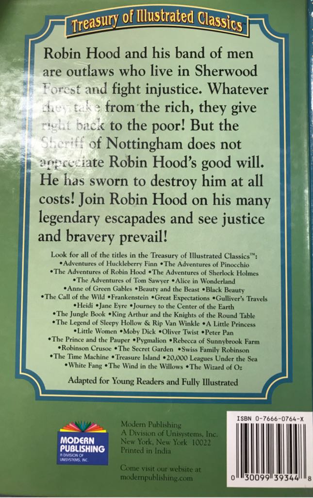 The Adventures Of Robin Hood  book collectible - Main Image 2