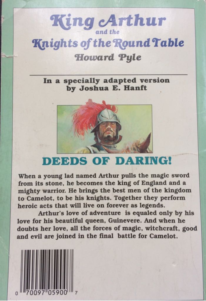 King Arthur And The Knights Of The Round Table - Howard Pyle (Baronet Books - Paperback) book collectible - Main Image 2