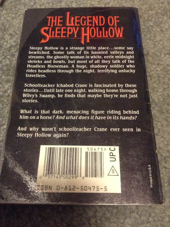 Legend Of Sleepy Hollow, The - Washington Irving (Tor Classics - Paperback) book collectible [Barcode 9780812504750] - Main Image 2