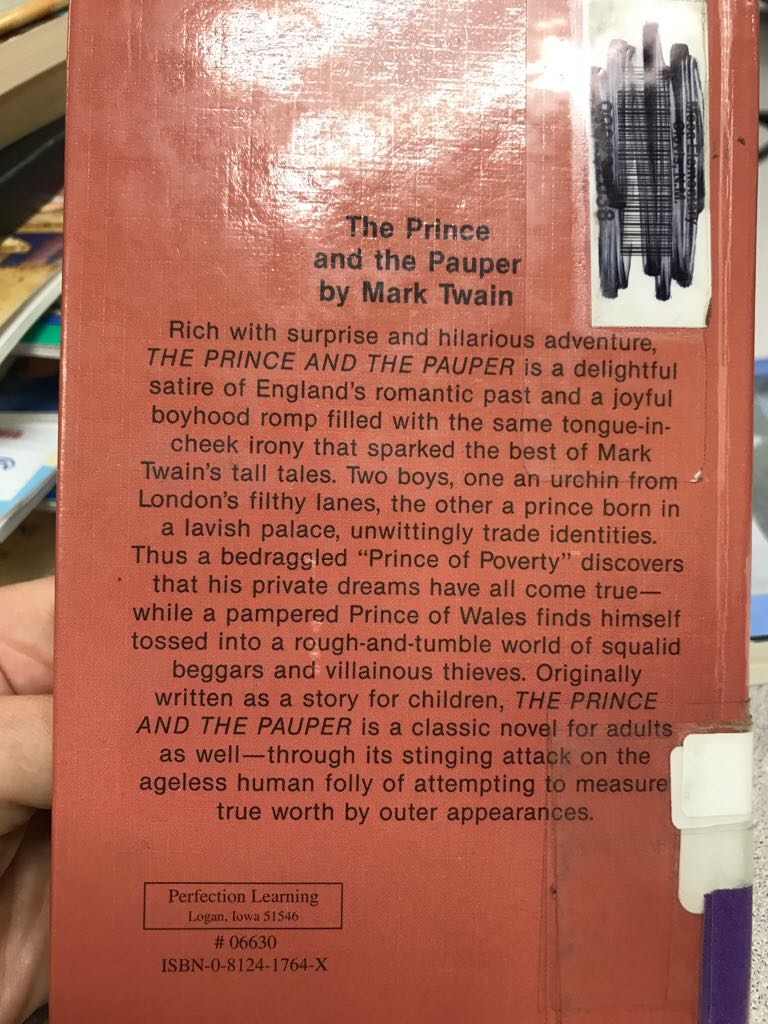 The Prince And The Pauper - Mark Twain (A Bantam Books - Paperback) book collectible [Barcode 9780194237895] - Main Image 2