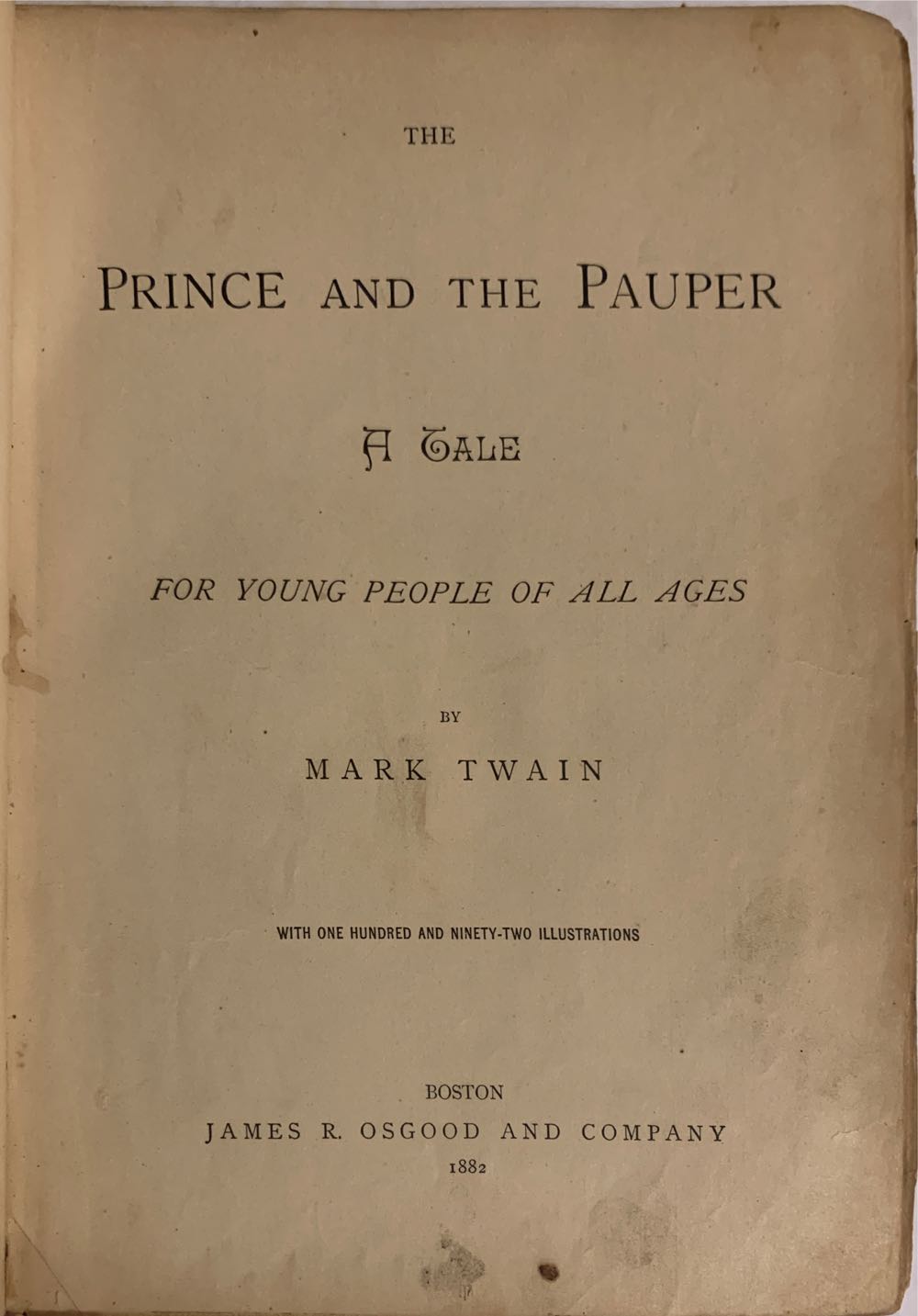 Prince & the Pauper - Mark Twain (Baronet Books - Hardcover) book collectible [Barcode 9780866119733] - Main Image 2