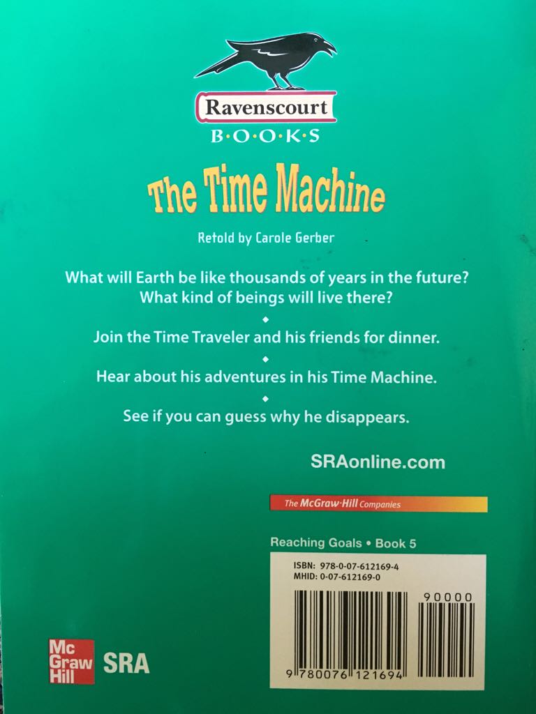 The Time Machine - H.G. Wells (Albert Whitman & Company - Paperback) book collectible [Barcode 9780076121694] - Main Image 2