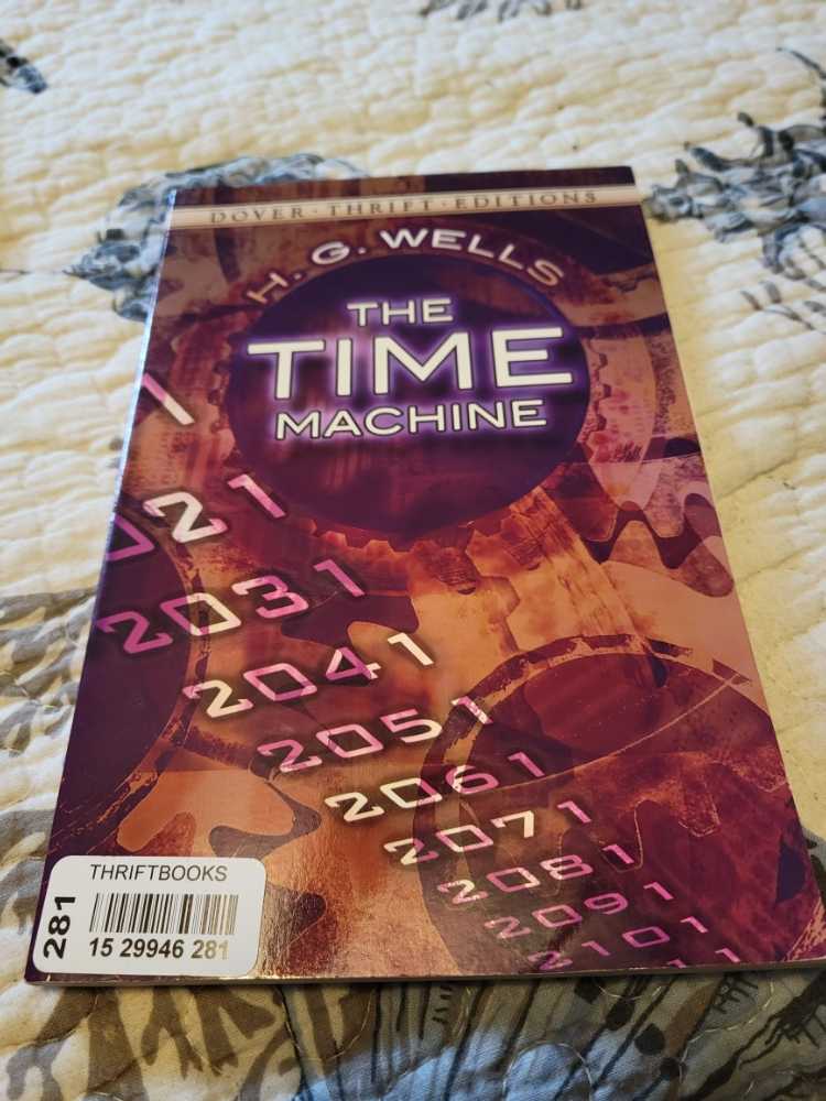 The Time Machine - H.G. Wells (Dover Thrift Editions - Trade Paperback) book collectible [Barcode 9780486284729] - Main Image 3