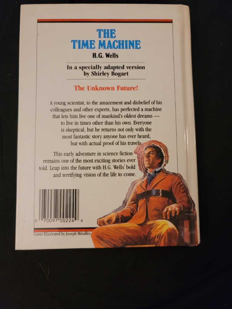 The Time Machine - H G Wells (Baronet Books - Hardcover) book collectible - Main Image 2