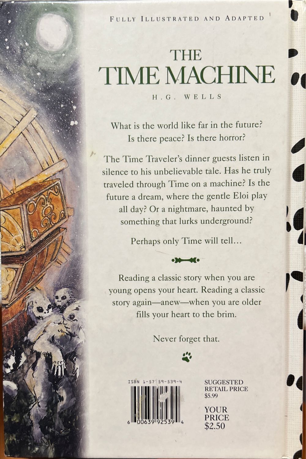 The Time Machine - H. G. Wells (Dalmatian Press - Hardcover) book collectible - Main Image 2