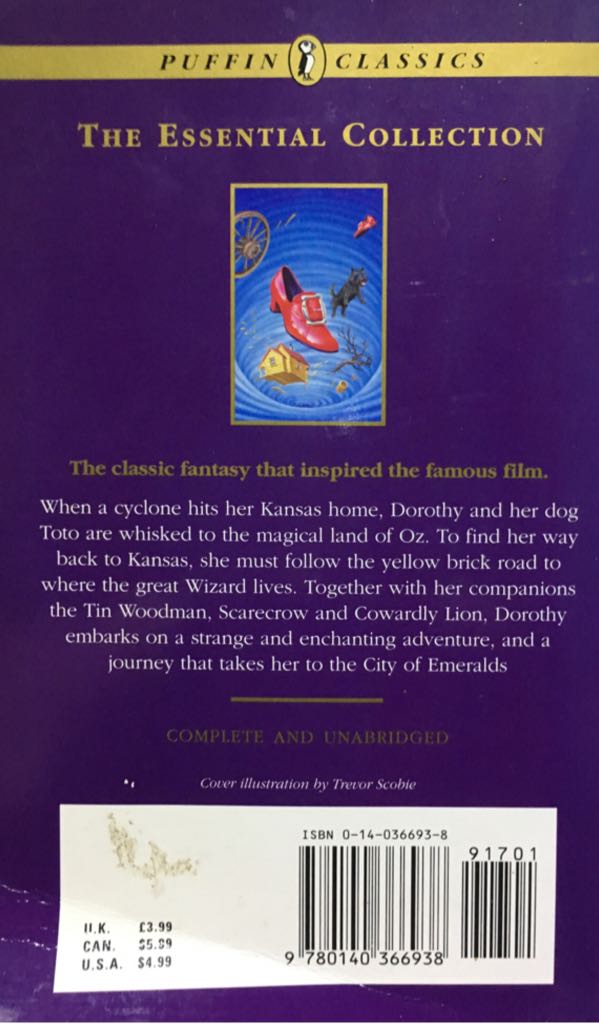 Wizard of Oz, The - David McKee (Puffin - Paperback) book collectible [Barcode 9780140366938] - Main Image 2