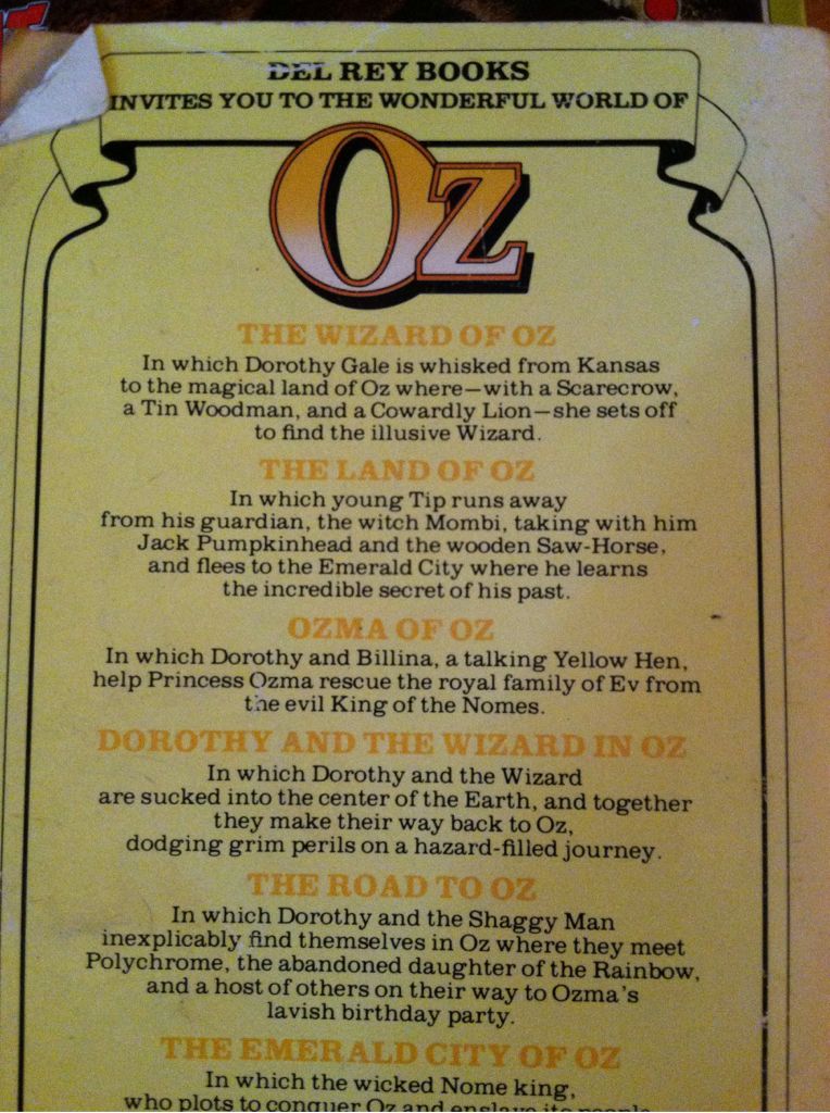 The Wizard Of Oz - L. Frank Baum (Del Ray Books - Paperback) book collectible [Barcode 9780345282231] - Main Image 2