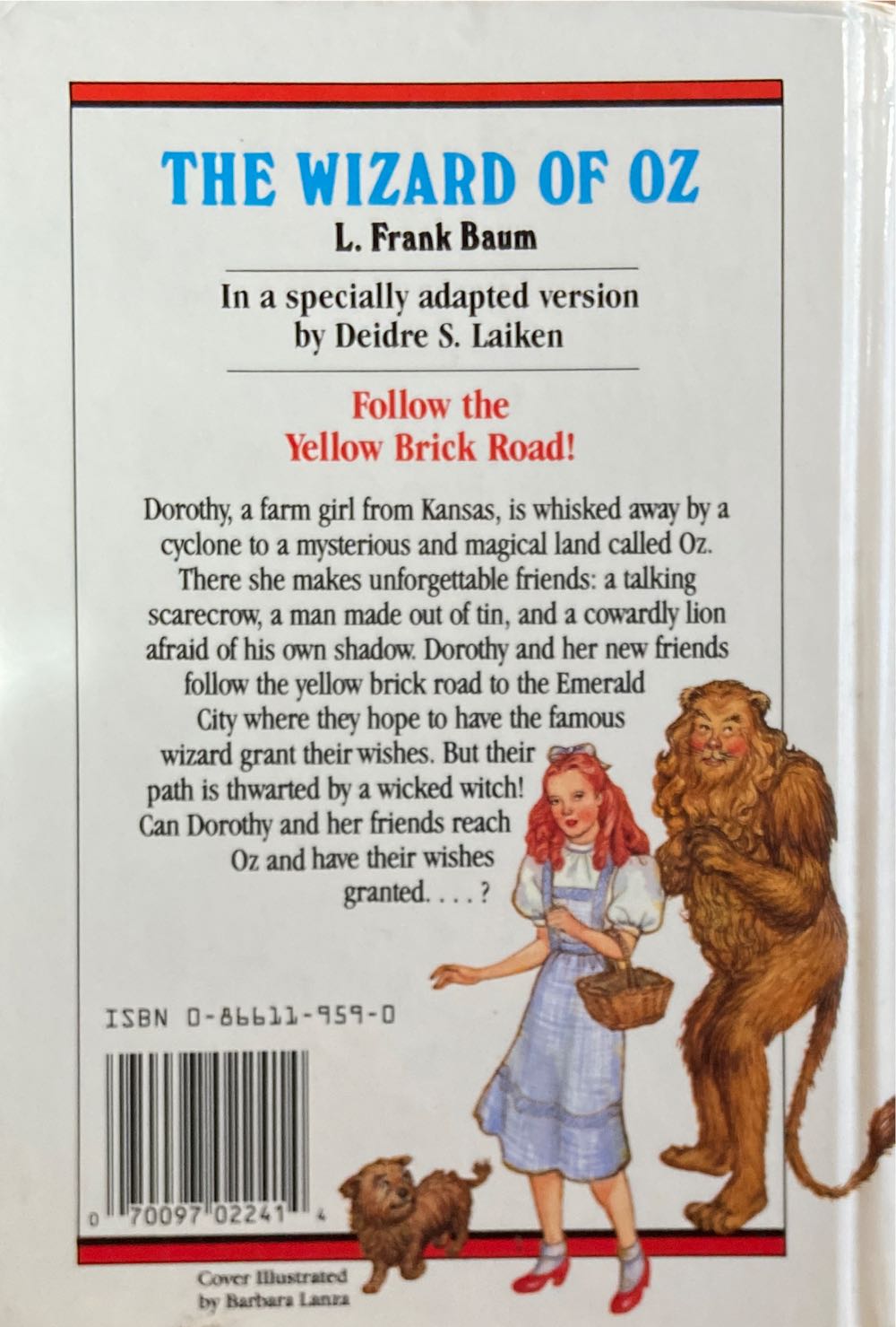 Great Illustrated Classics: The Wizard Of Oz - L. Frank Baum (Baronet Books - Hardcover) book collectible [Barcode 9780866119597] - Main Image 2