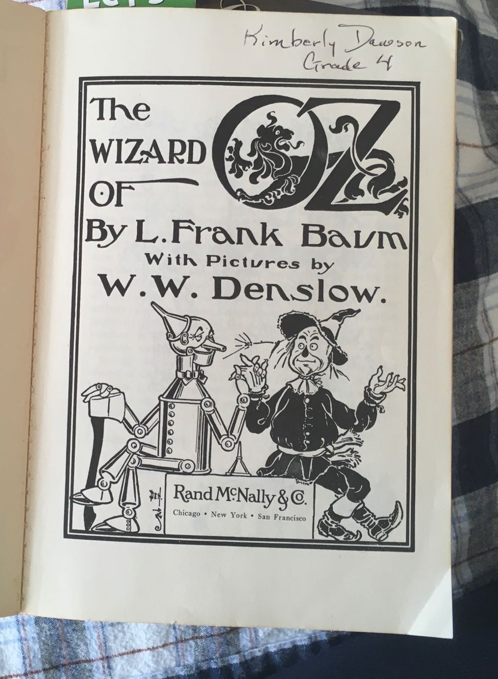 Wizard Of Oz, The* - L. Frank Baum (Rand Mcnally - Trade Paperback) book collectible [Barcode 9785288769450] - Main Image 3