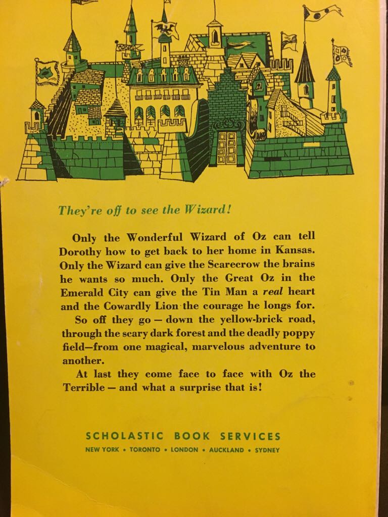 The Wizard Of Oz - Frank Baum (Scholastic Book Services - Paperback) book collectible - Main Image 2