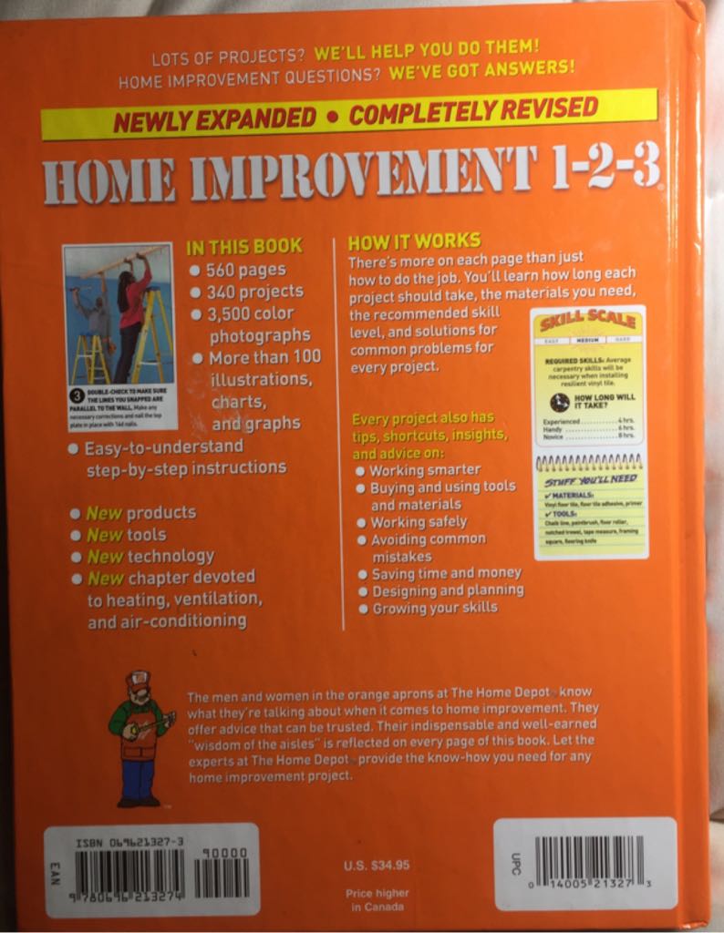 Home Depot 123 2nd Edition - Home Depot (Firm) (Meredith Books - Hardcover) book collectible [Barcode 9780696213274] - Main Image 2