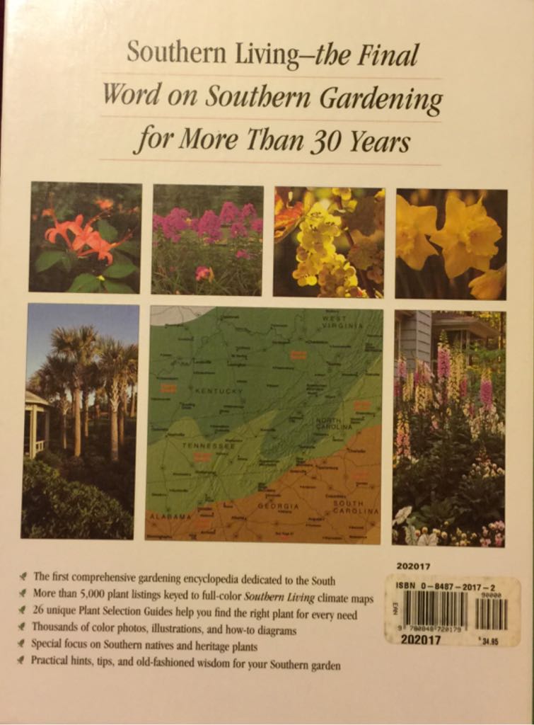 The Southern Living Garden Book - Southern Living (Oxmoor House - Hardcover) book collectible [Barcode 9780848720179] - Main Image 2