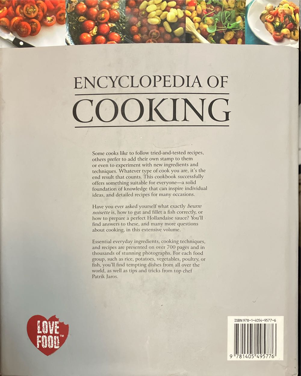 Encyclopedia Of Cooking - Parragon book collectible [Barcode 9781405495776] - Main Image 2