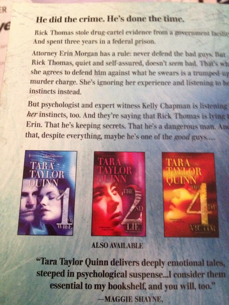 Third Secret, The - Tara Taylor Quinn (Mira Books - Paperback) book collectible [Barcode 9780778328346] - Main Image 2
