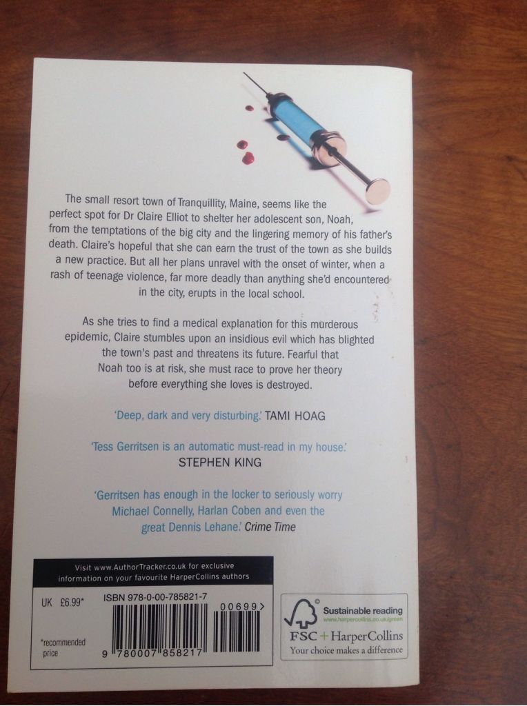 Bloodstream - Tess Gerritsen (Harper - Paperback) book collectible [Barcode 9780007858217] - Main Image 2