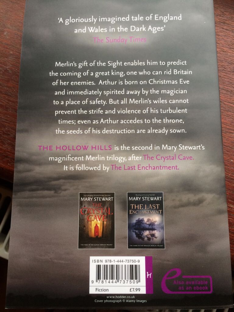 The Hollow Hills - Mary Stewart (Hodder - Paperback) book collectible [Barcode 9781444737509] - Main Image 2