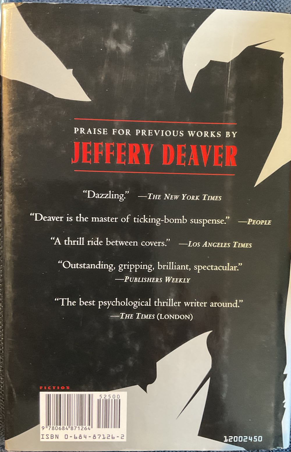 Speaking in Tongues - Jeffery Deaver (Simon & Schuster - Hardcover) book collectible [Barcode 9780684871264] - Main Image 2