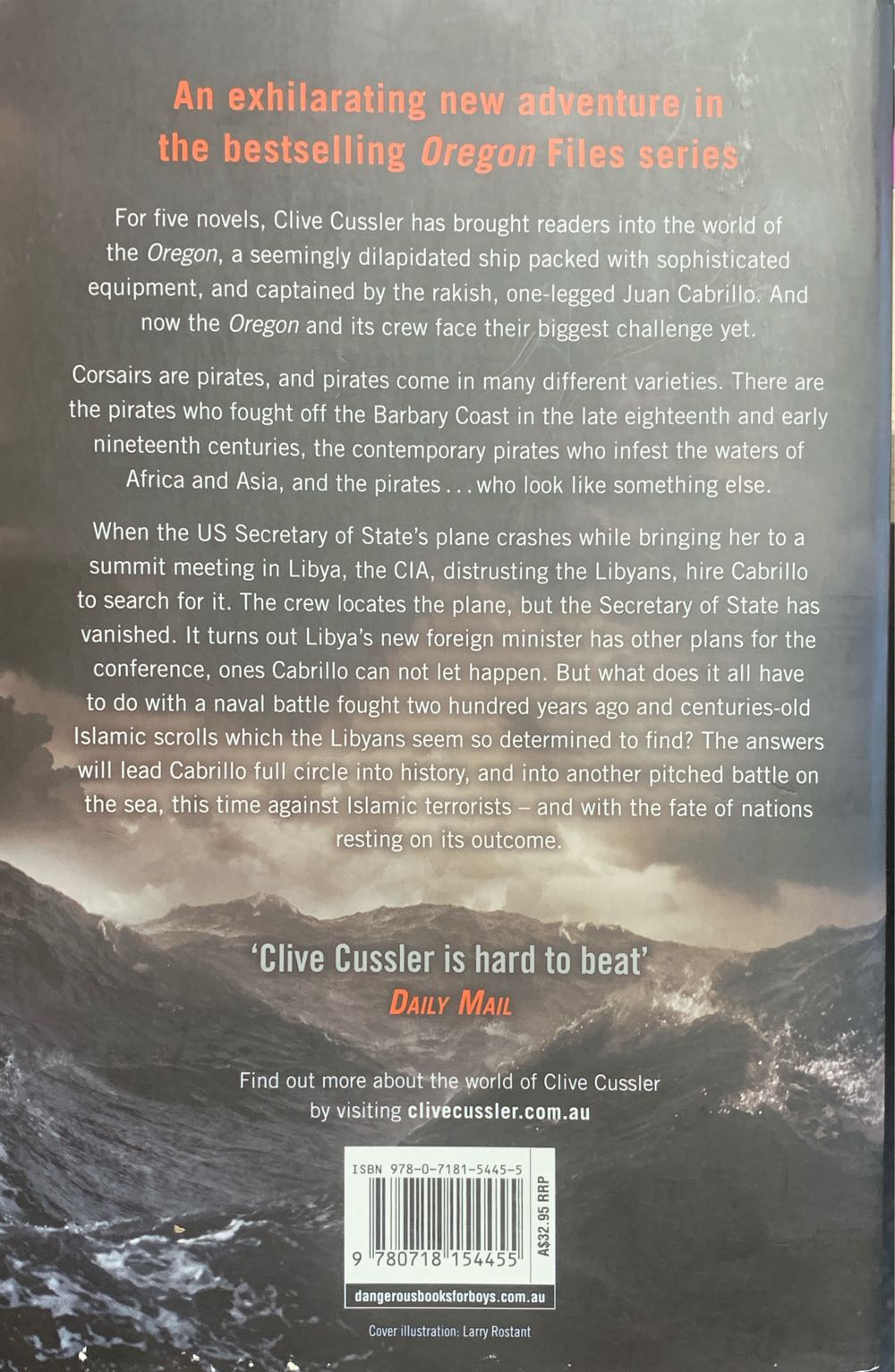 Clive Cussler - Oregon Files 06: Corsair - Clive Cussler (Penguin / Michael Joseph - Paperback) book collectible [Barcode 9780718154455] - Main Image 2