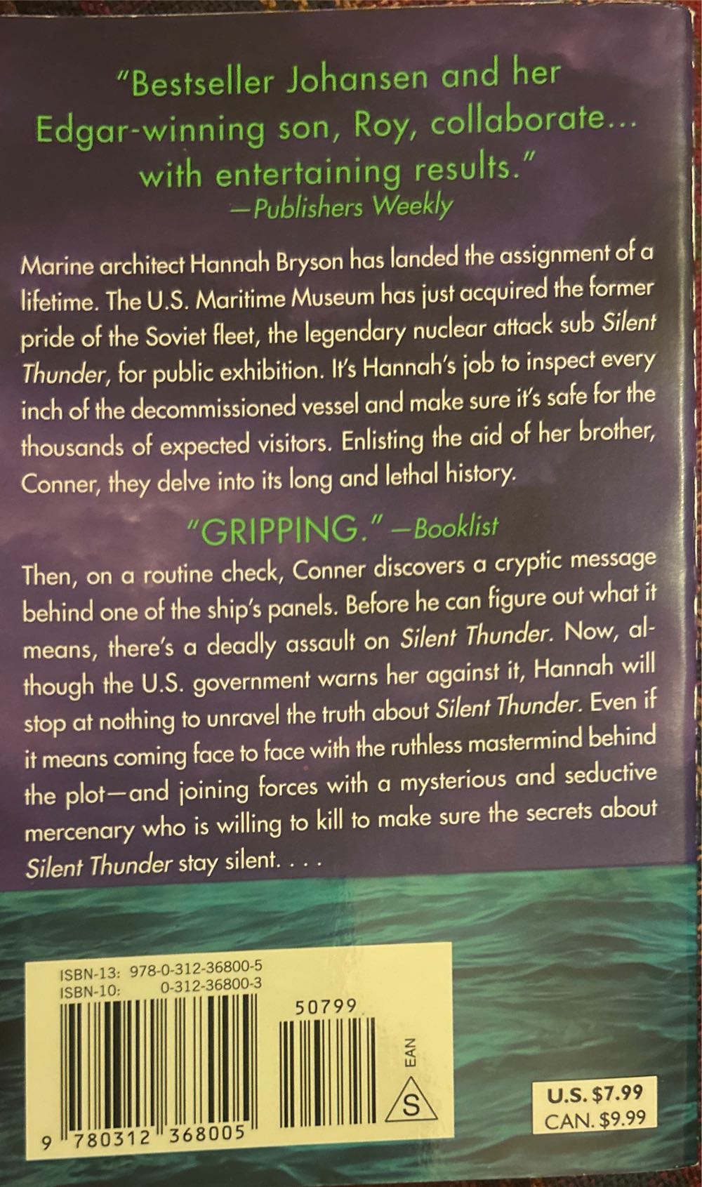Silent Thunder - Iris Johansen (St. Martin’s Paperbacks - Paperback) book collectible [Barcode 9780312368005] - Main Image 2