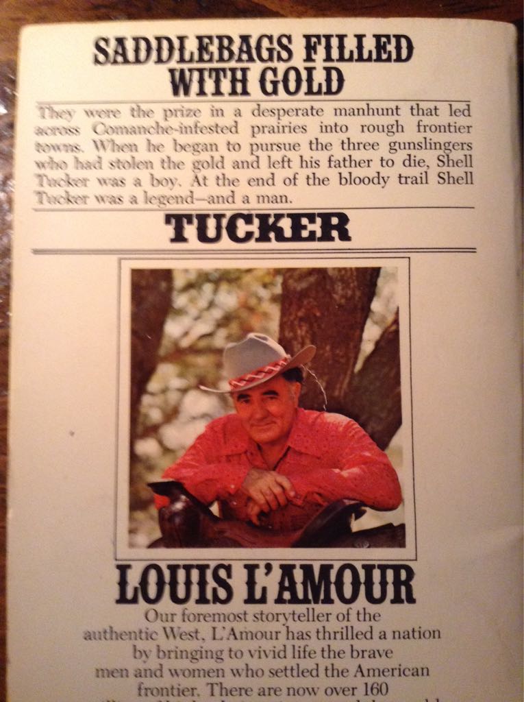 Tucker (050) - Louis L’Amour (Bantam Books  - Paperback) book collectible [Barcode 9780553232561] - Main Image 2