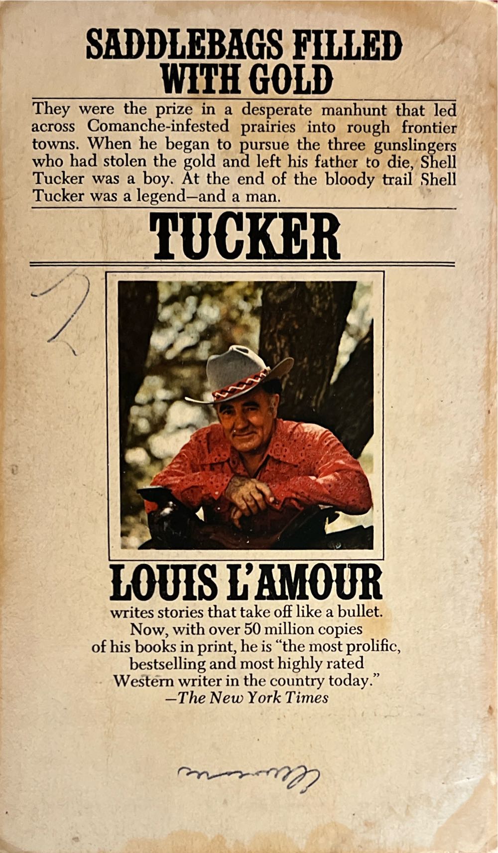 Tucker - Louis L’Amour (Bantam Books - Paperback) book collectible [Barcode 9780553250220] - Main Image 4