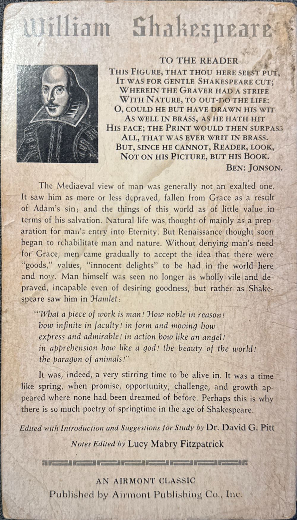 The Tempest - William Shakespeare (Airmont Publishing Co., Inc. - Paperback) book collectible [Barcode 9780756001988] - Main Image 2