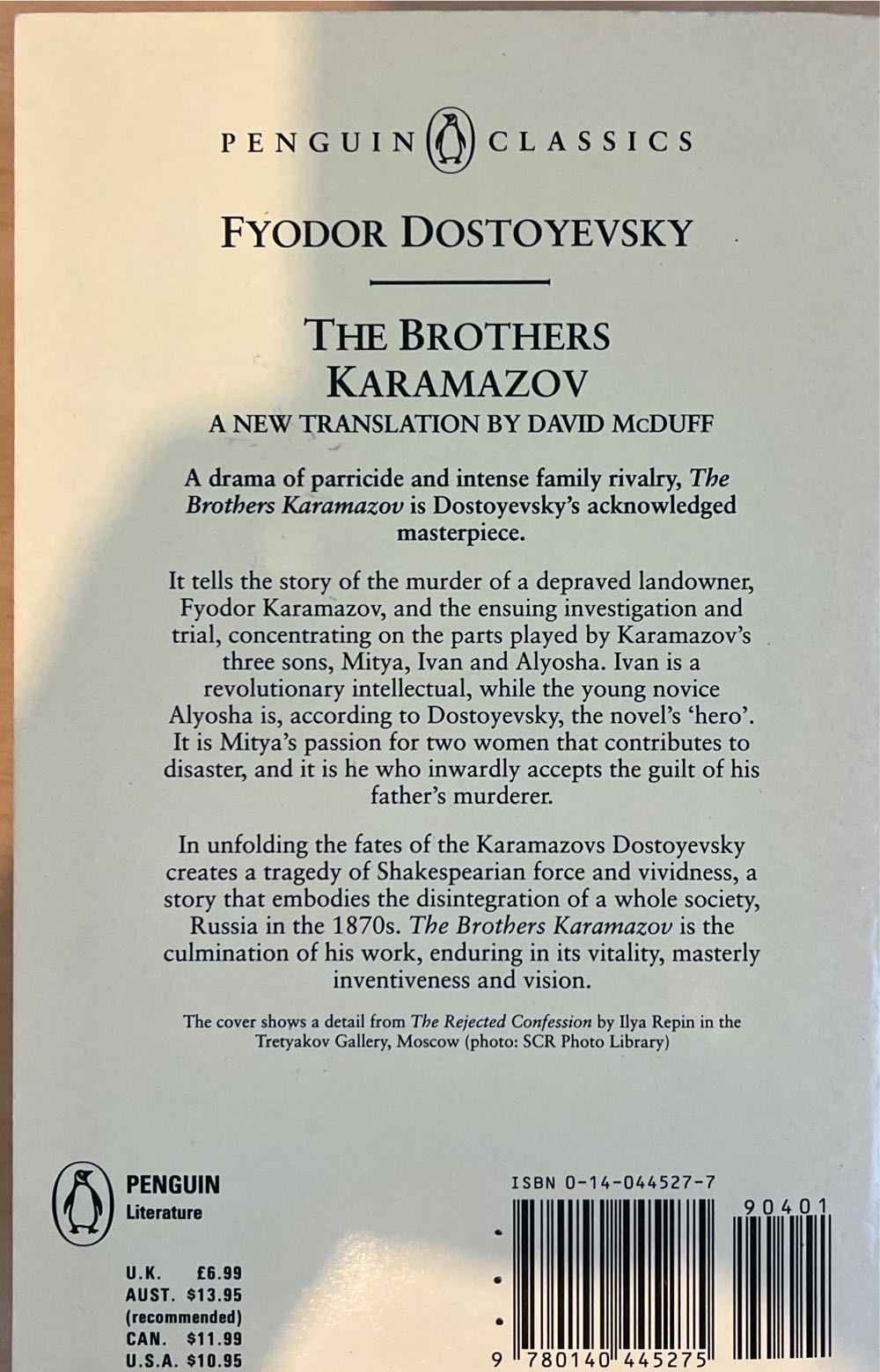 The Brothers Karamazov - Fyodor Dostoevsky (Dell - Paperback) book collectible [Barcode 9780140445275] - Main Image 2